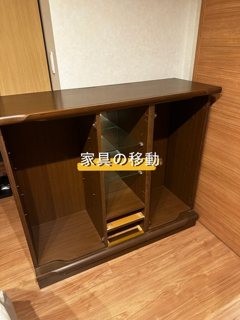 キャビネットの移動【便利屋スリーエニー】